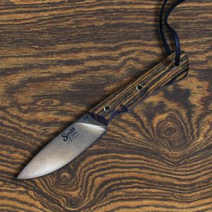 Smith & Sons Brave Polished Oiled Bocote Fixed Blade Hunting Knife